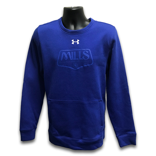 MAG UA Hustle Fleece Crew - Royal