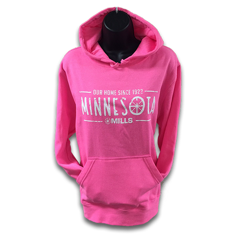 Mills MN Our Home, Neon Pink/White