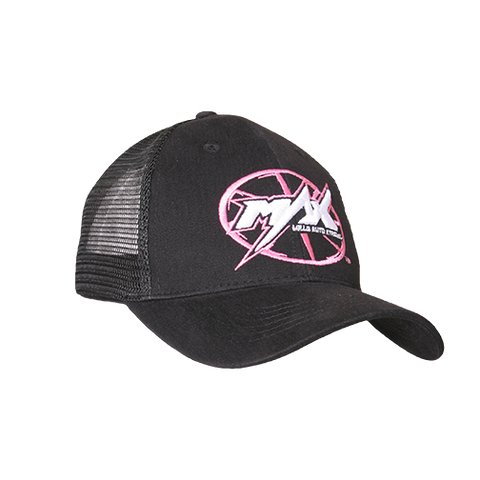 MAX Custom Snap-Back Cap -  Black/Pink/White