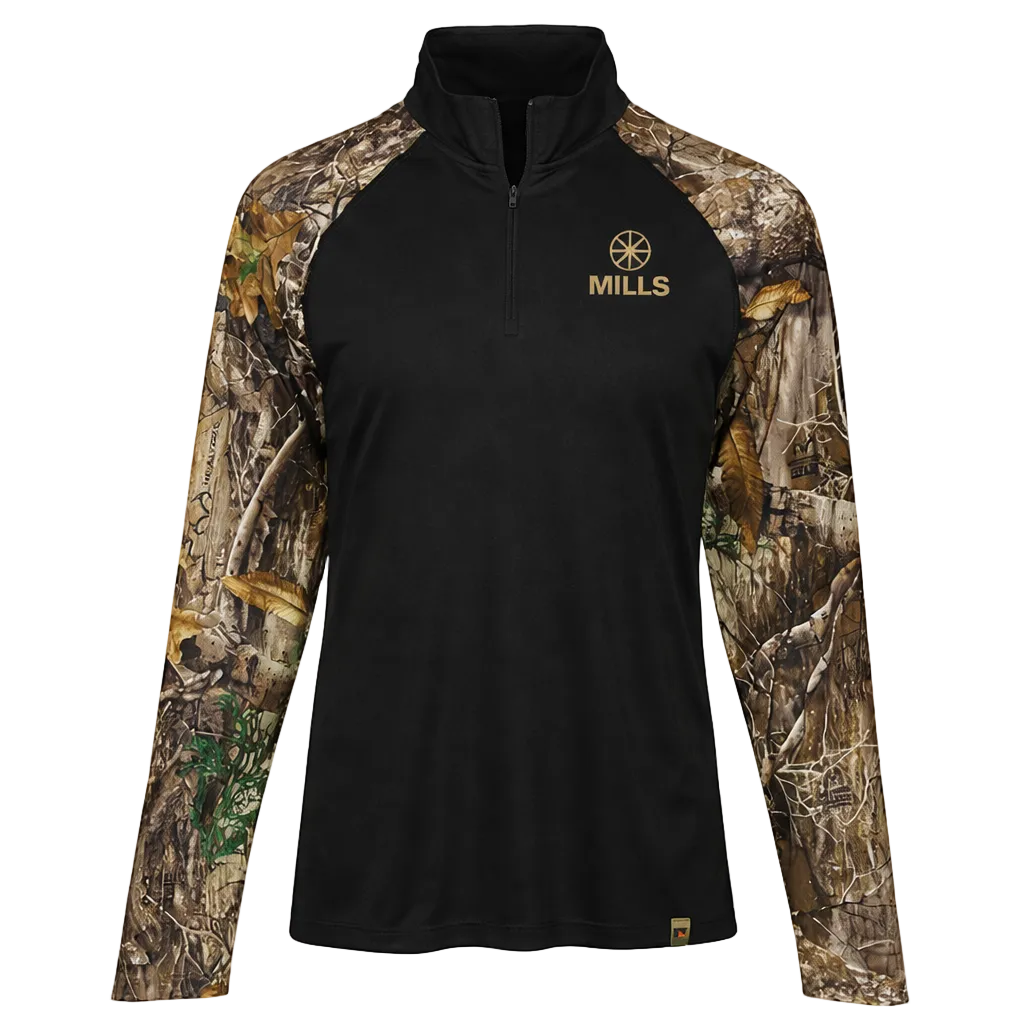 Mills Men's Realtree® Colorblock Performance 1/4-Zip