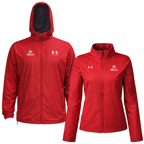 Mills Women's UA Rival Stretch Woven Full-Zip Jacket with Hood