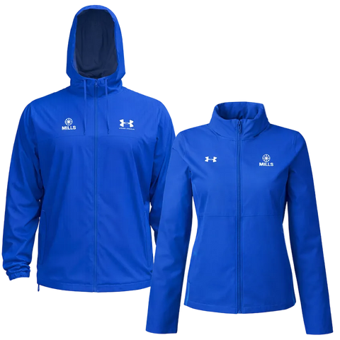 Mills Men's UA Rival Stretch Woven Full-Zip Jacket with Hood
