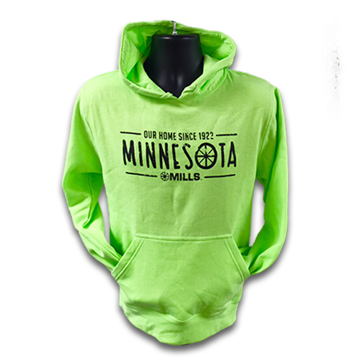 Mills MN Our Home, Neon Green/Black