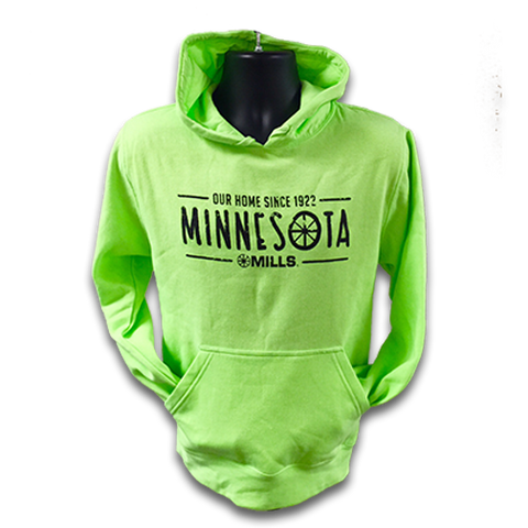 Mills MN Our Home, Neon Green/Black