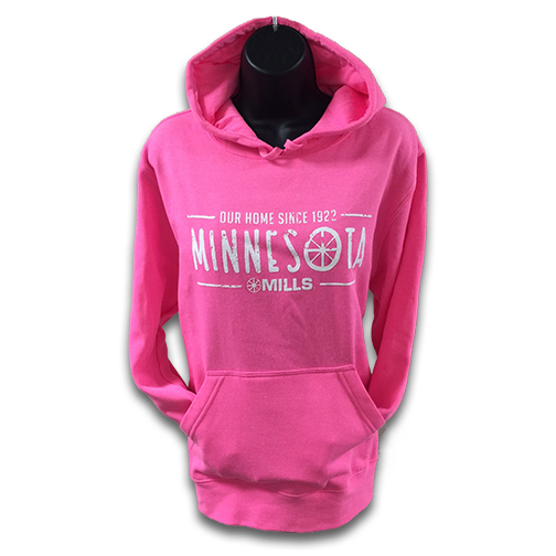 Mills MN Our Home, Neon Pink/White
