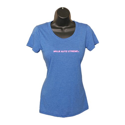 MAX Crew Neck T-Shirt - Royal/Pink
