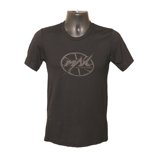 MAX Oval Logo T-shirt - Black/Black