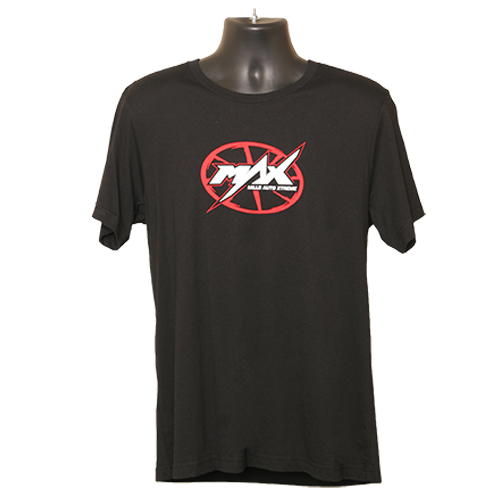 MAX Oval Logo T-shirt - Black/Red/White