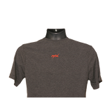MAX Softprint T-Shirt - Logo - Charcoal/Red