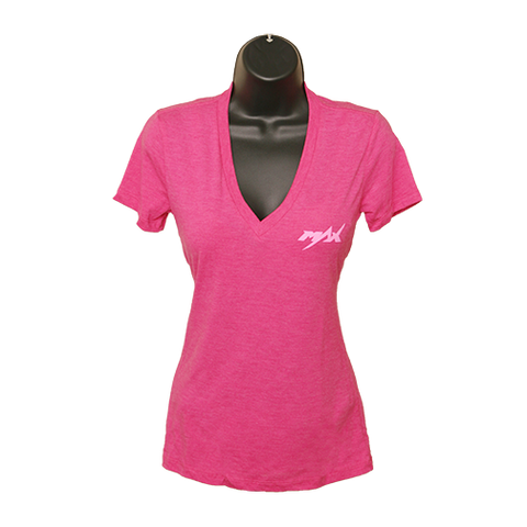 MAX V-Neck T-Shirt - Berry/Pink