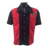 MAX Red Racer Skull Button Shirt - Black/Red