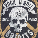 "Rock N Roll Spirits" Long Sleeve T-Shirt - Black